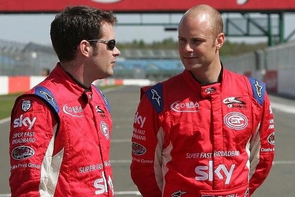 FIA GT Championship Preview: L-R Andrew Kirkaldy and Rob Bell CRS Racing Team