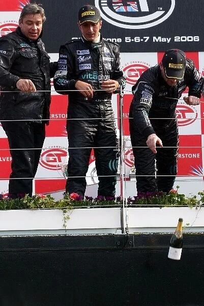 FIA GT Championship: Race winners Andrea Bertolini and Michael Bartels for Vitaphone Racing