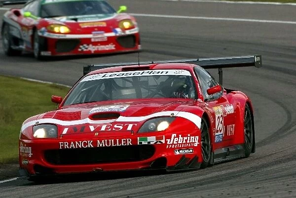 FIA GT Championship: The race winning Ferrari 550 Maranello of Jean-Denis Deletraz and Andrea Piccini