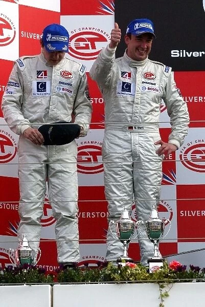 FIA GT Championship: Second placed Sascha Bert and Jarek Janis Zakspeed Racing