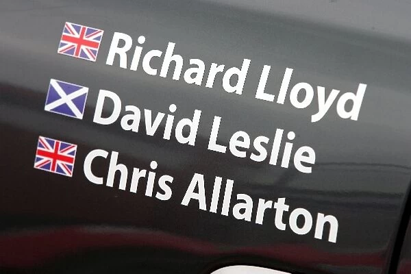 FIA GT3 European Championship: The APEX Motorsport team paid tribute on the side of the car to team owner Richard Lloyd, driver David Leslie
