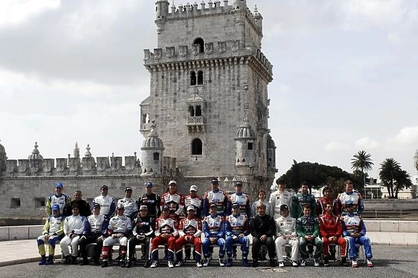 FIA World Rally Championship: 2011 WRC crews in front of the Tower of Bel