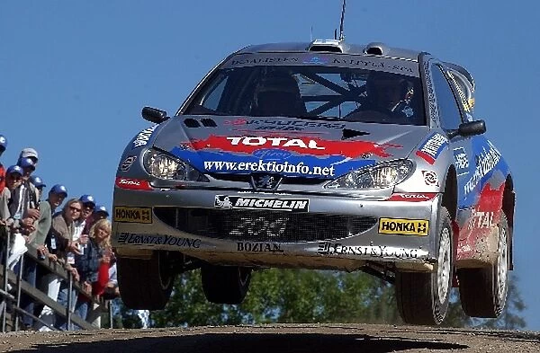 FIA World Rally Championship: Ari Vatanen, Peugeot 206 WRC, finished 11th overall