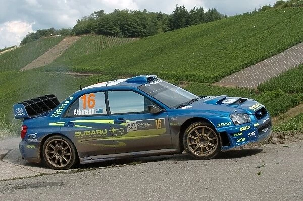 FIA World Rally Championship: Chris Atkinson, Subaru Impreza WRC, on Stage 4