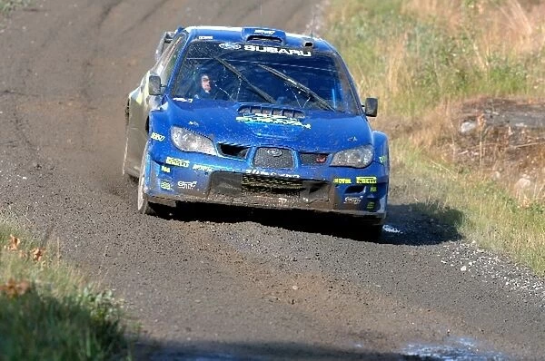 FIA World Rally Championship: Chris Atkinson, Subaru Impreza WRC, on Stage 7