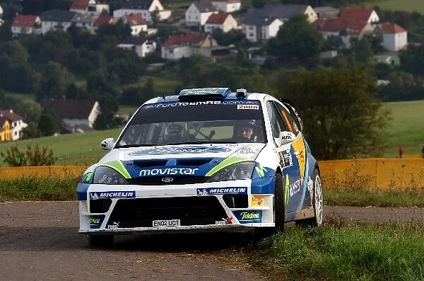 FIA World Rally Championship: Dani Sola, Ford Focus RS WRC, on Stage 7