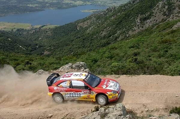 FIA World Rally Championship: Dani Sordo, Citroen Xsara WRC, on Stage 8