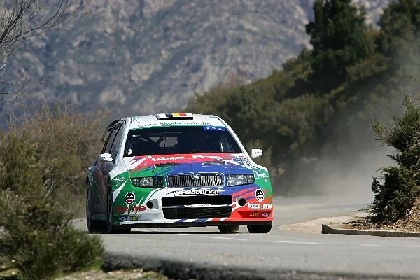 FIA World Rally Championship: Francois Duval, Skoda Fabia WRC, on stage 6