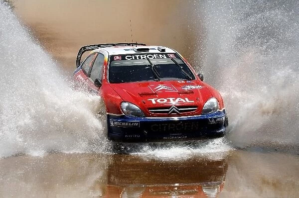 FIA World Rally Championship: Francois Duval with co-driver Stephan Prevot Citroen Xsara WRC on Stage 15