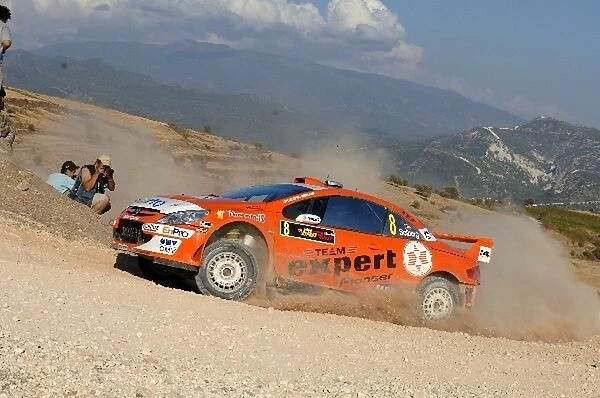 FIA World Rally Championship: Henning Solberg in action on Stage 15