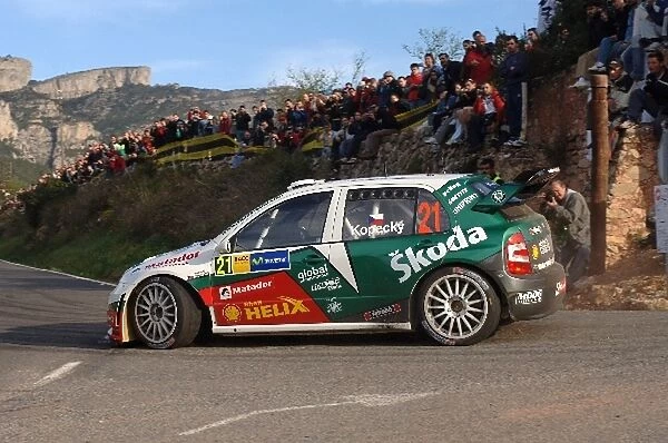 FIA World Rally Championship: Jan Kopecky, Skoda Fabia WRC, finished fifth overall