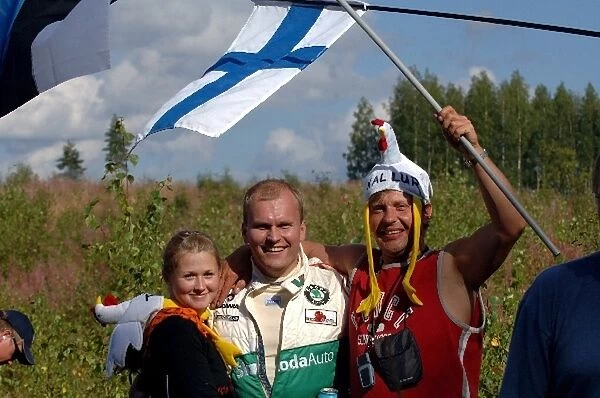 FIA World Rally Championship: Jani Psonen retired on stage 5; and spent the rest of the day with fans watching on stage 7