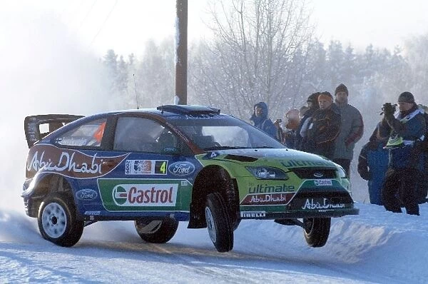 FIA World Rally Championship: Jari-Matti Latvala Ford Focus WRC on the shakedown stage