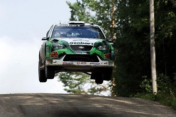 FIA World Rally Championship: Jari Matti Latvala, Ford Focus WRC, on stage 4
