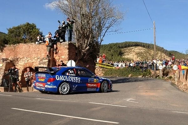 FIA World Rally Championship: Leg 1 leader Sebastien Loeb, Citroen Xsara WRC, in action on Stage 5