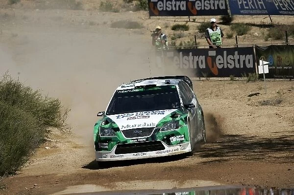 FIA World Rally Championship: Luis Perez Companc, Ford Focus WRC, on Stage 12