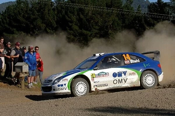 FIA World Rally Championship: Manfred Stohl, Citroen Xsara WRC, on stage 16