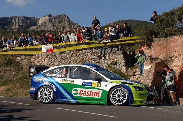 FIA World Rally Championship: Marcus Gronholm, Ford Focus RS WRC, in action on Stage 5
