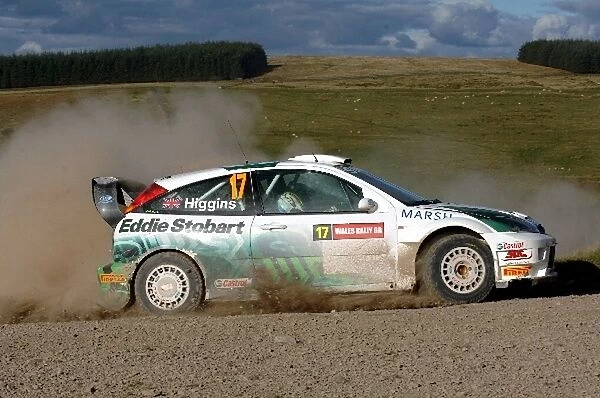 FIA World Rally Championship: Mark Higgins, Ford Focus RS WRC, on Stage 12