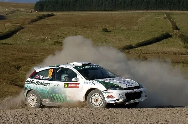 FIA World Rally Championship: Matthew Wilson, Ford Focus RS WRC, on Stage 12