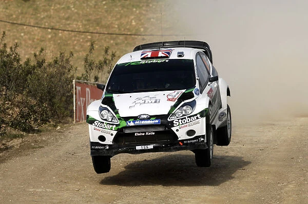 FIA World Rally Championship: Matthew Wilson, Ford Fiesta RS WRC, on stage 3