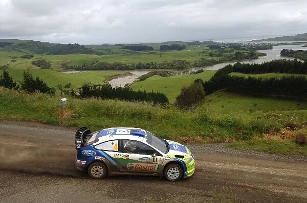 FIA World Rally Championship: Mikko Hirvonen, Ford Focus WRC, on stage 15 finished second overall