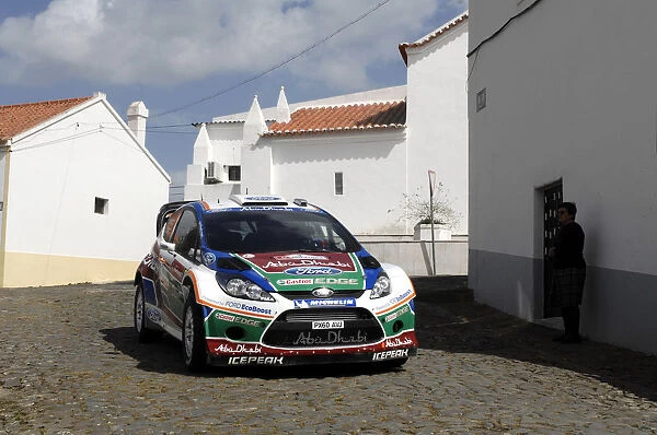 FIA World Rally Championship: Mikko Hirvonen, Ford Fiesta RS WRC, before stage 5