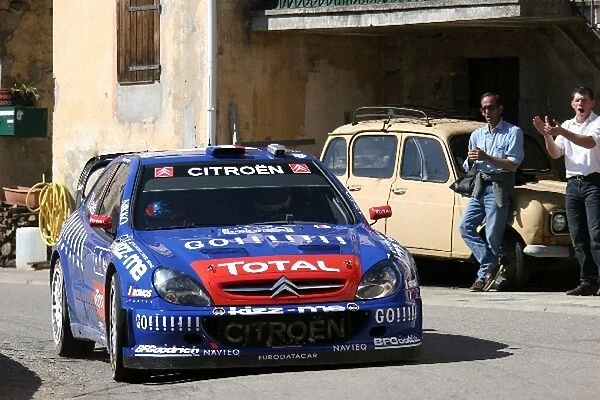 FIA World Rally Championship: Rally leader Sebastien Loeb, Citroen Xsara WRC, on stage 7