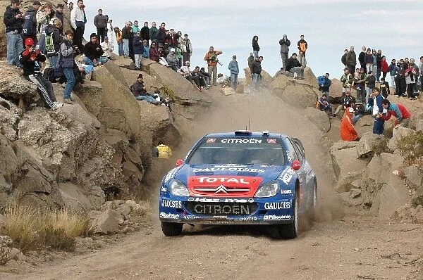 FIA World Rally Championship: Rally winner Sebastien Loeb, Citroen Xsara WRC, on stage 19
