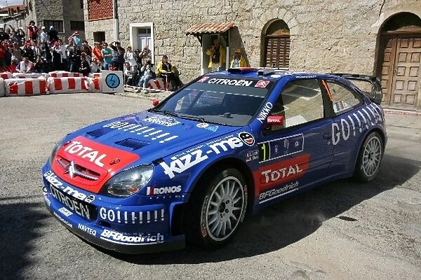 FIA World Rally Championship: Sebastien Loeb, Citroen Xsara WRC, on stage 3 led the rally on day one