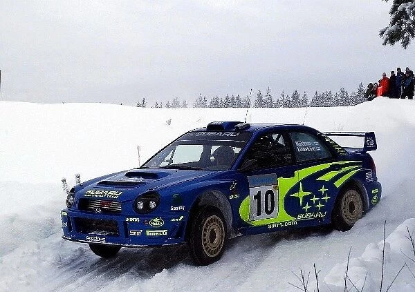 FIA World Rally Championship: Tommi Makinen Subaru Impreza WRC on stage 3