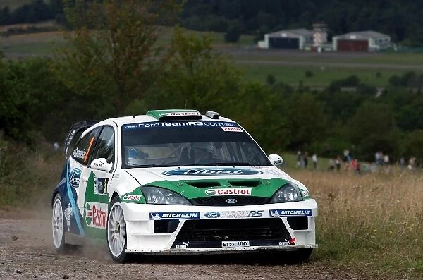 FIA World Rally Championship: Toni Gardemeister, Ford Focus RS WRC, on Stage 10 in Baumholder