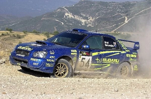 FIA World Rally Championship: Toshihiro Arai Subaru Impreza WRX with co-driver Tony Sircombe finished ninth overall and was the winner of the
