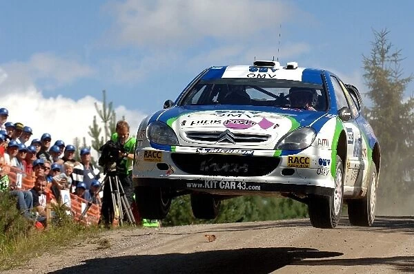 FIA World Rally Championship: Xavier Pons, Citroen Xsara WRC, on stage 13