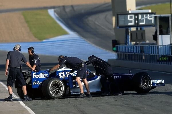 Formula 1 Testing: F1 Testing, Day 3, Jerez, Spain