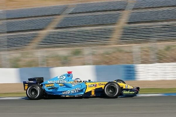 Formula 1 Testing: Fernando Alonso Renault R26