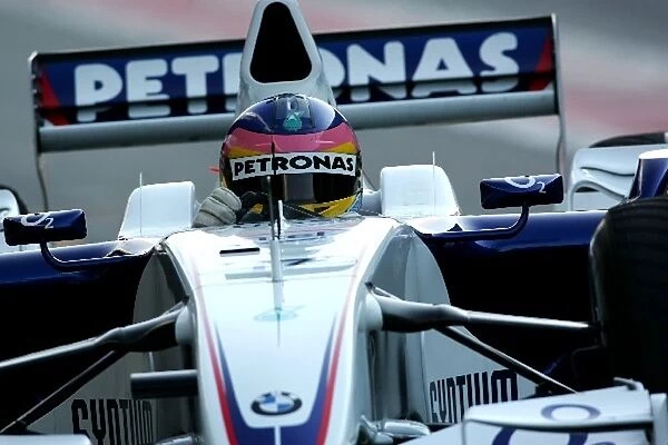 Formula 1 Testing: Jacques Villeneuve BMW Sauber F1.06