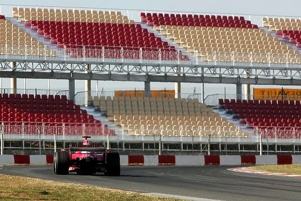 Formula 1 Testing: The new grandstand at Barcelona