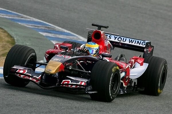 Formula 1 Testing: Sebastien Bourdais Scuderia Toro Rosso