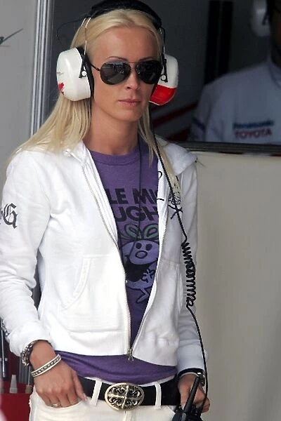 Formula 1 Testing: The wife of Ralf Schumacher, Cora Schumacher