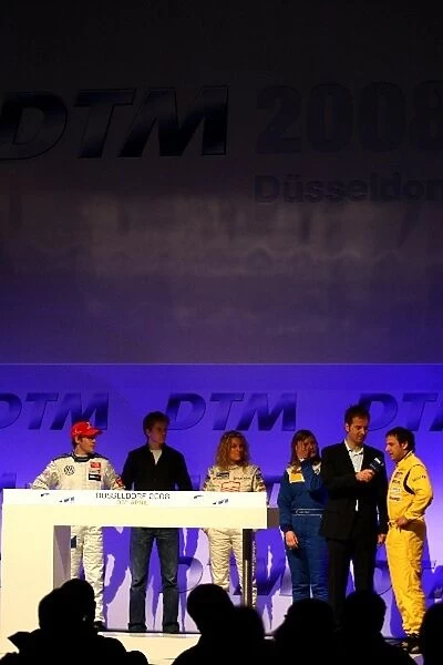 The Formula 3 EuroSeries drivers are interviewed: 2008 DTM Presentation, Dusseldorf, Germany, Sunday 6 April 2008