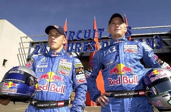 Formula 3 Euroseries: L-R;Red Bull team mates Christian Klien & Bernhard Auinger