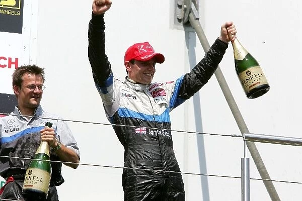 Formula 3 Euroseries: Podium, race winner Jamie Green, ASM F3, Dallara F3-03 Mercedes