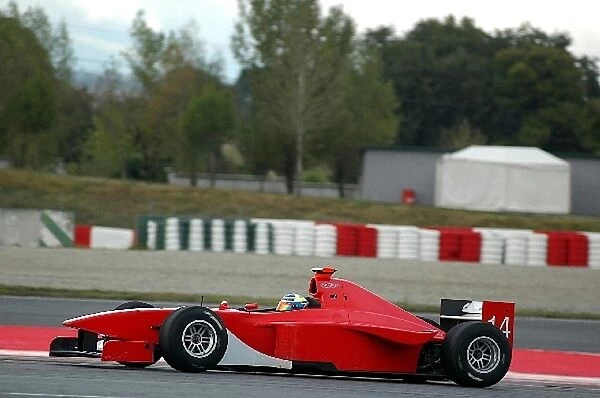 Formula 3000 Testing: Former Italian Formula Renault 2000 Champion Pastor Maldonado BCN Competition