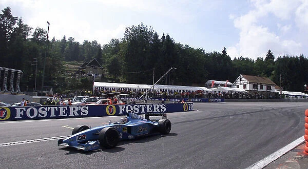 Formula One Belgian Grand Prix Sunday Race Alex Wurz Spa, 27-08-2000 Pic Steve Etherington
