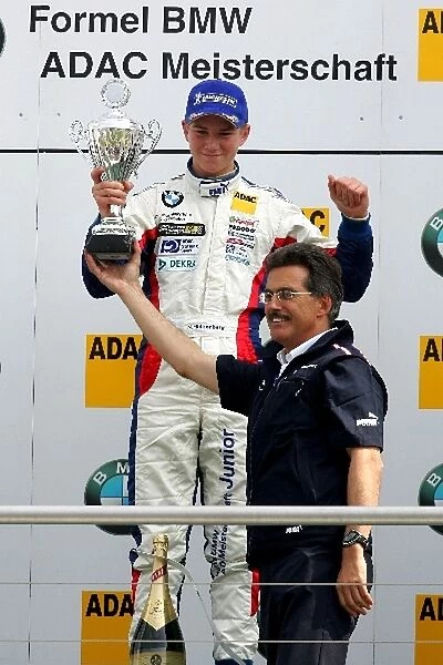 Formula BMW ADAC Championship: Race winner Josef Hulkenberg Josef Kaufmann Racing