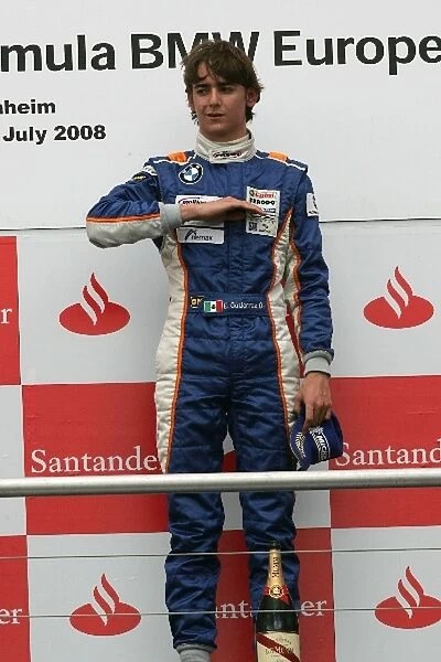 Formula BMW Europe: Race winner Esteban Gutierrez Josef-Kaufmann-Racing on the podium