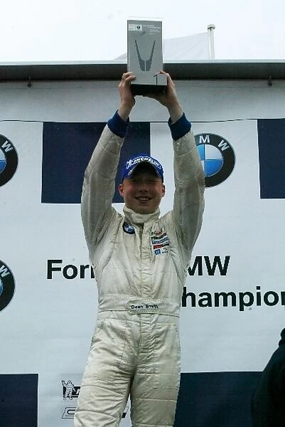 Formula BMW UK Championship: Race one winner Dean Smith Nexa Racing on the podium