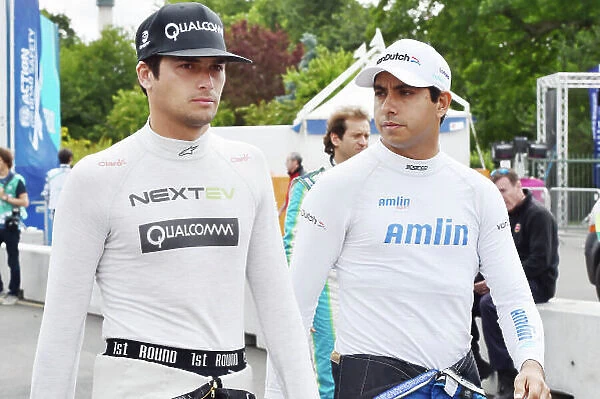 Formula E. Nelson Piquet jr (BRA) NEXTEV TCR and Salvador Duran 