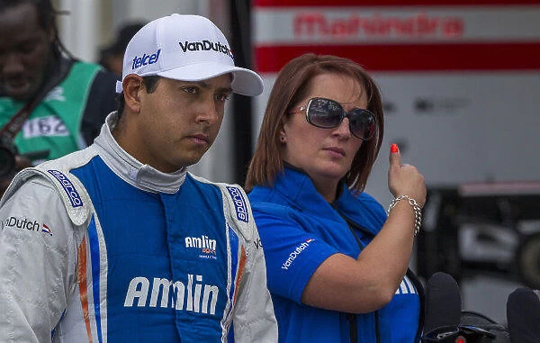 Formula E. Salvador Duran (MEX) - Amlin Aguri at Formula E Championship